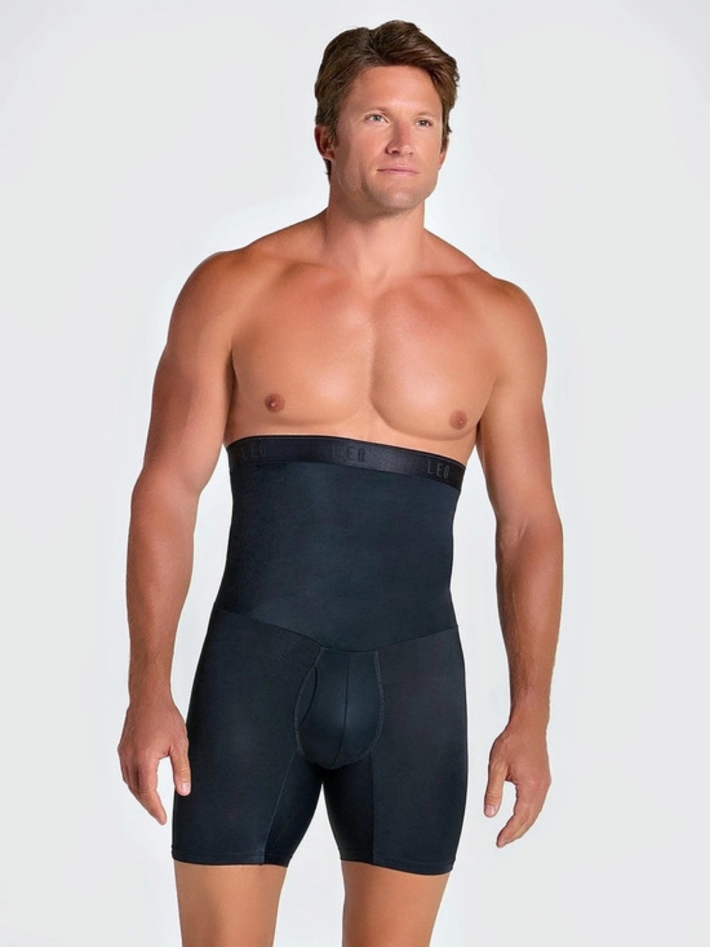 LEONISA | Core/Force High-Waisted Stomach Shaper Boxer Brief